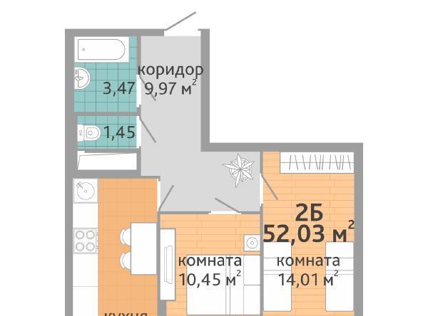 квартира г Екатеринбург Чкаловская ул Краснолесья 180/2 фото 1