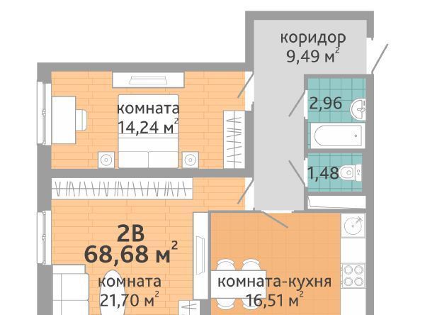 квартира г Екатеринбург Чкаловская ул Краснолесья 180/2 фото 1