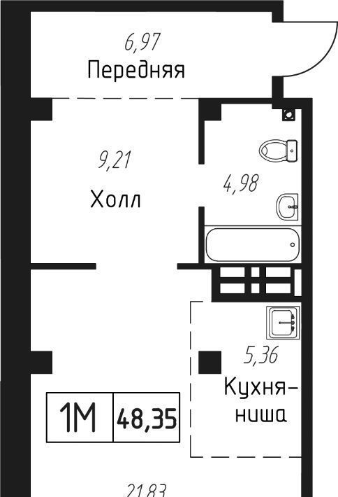 квартира г Владивосток р-н Советский ул Мусоргского 74к/1 фото 1