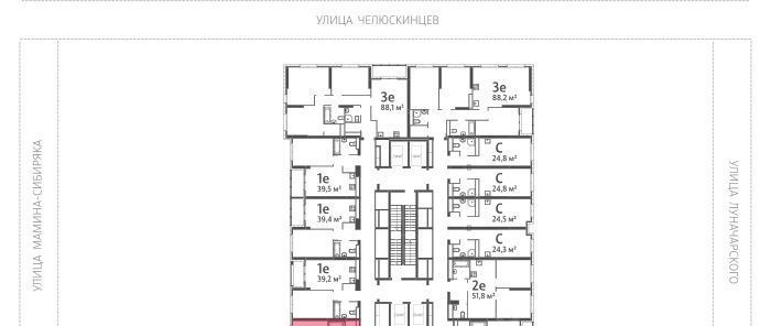 квартира г Екатеринбург Уральская ул Челюскинцев 112 фото 2