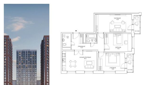 метро Беговая дом 3к/2 фото