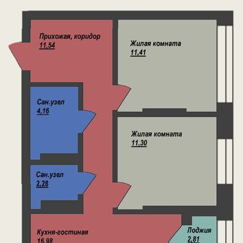 квартира г Ханты-Мансийск ул Объездная 57 фото