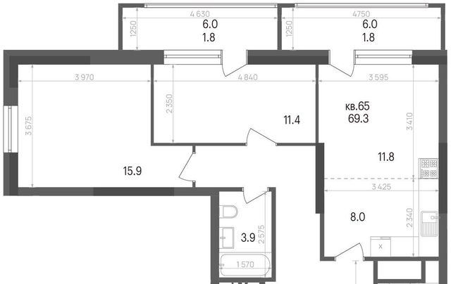 р-н Кировский дом 1 фото