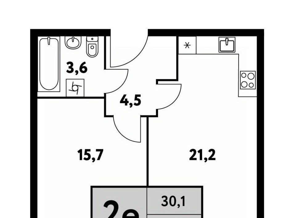 квартира г Москва метро Беломорская ул Фестивальная 15к/25 фото 1