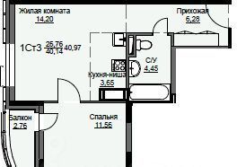 квартира городской округ Щёлково Соболевка мкр, Соболевка жилой комплекс, к 7, Щёлковская фото 1