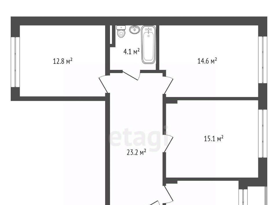 квартира г Москва п Сосенское б-р Скандинавский 6 метро Бунинская аллея фото 17