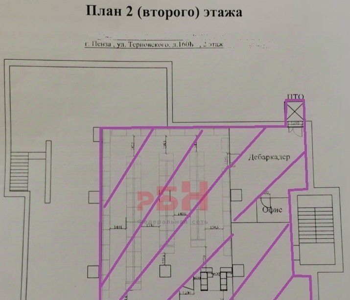 торговое помещение г Пенза р-н Первомайский ул Терновского фото 6