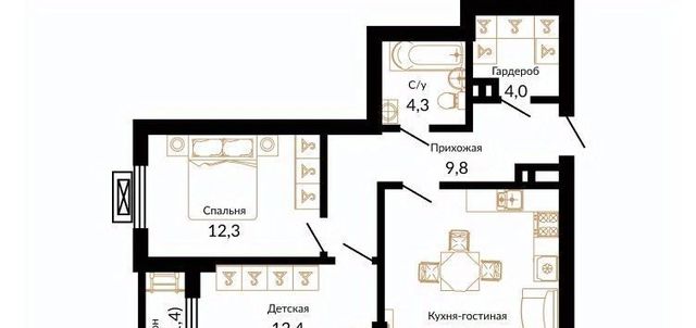 р-н Прикубанский ЖК «Краснодар» ул. Даниила Смоляна, 71к 2 фото