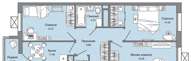 р-н Заволжский Новый Город ЖК Юлла 10-й кв-л фото