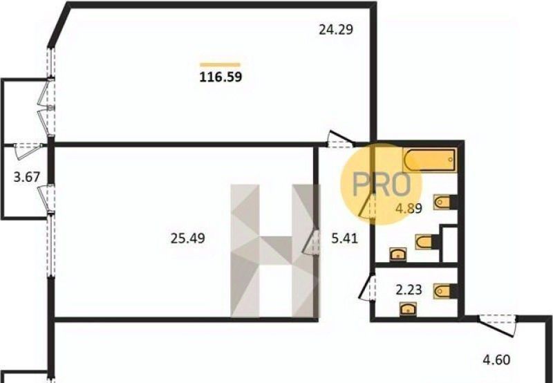 квартира г Калининград р-н Московский ул Октябрьская 12 фото 4