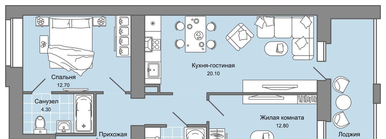 квартира г Пермь р-н Дзержинский ул Дзержинского 31 фото 1