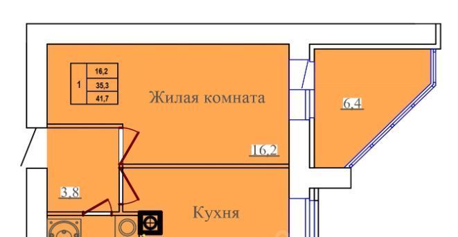 квартира г Иваново р-н Ленинский Олимпийский жилой комплекс фото 1