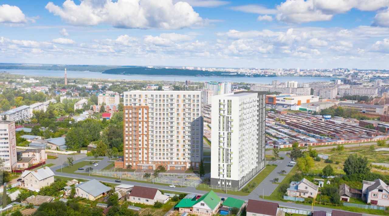 квартира г Ижевск п Живсовхоз р-н Ленинский ул Зеленая 60к/2 фото 7