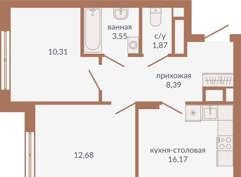 квартира г Екатеринбург ул Козловская 21 Площадь 1905 года фото 1