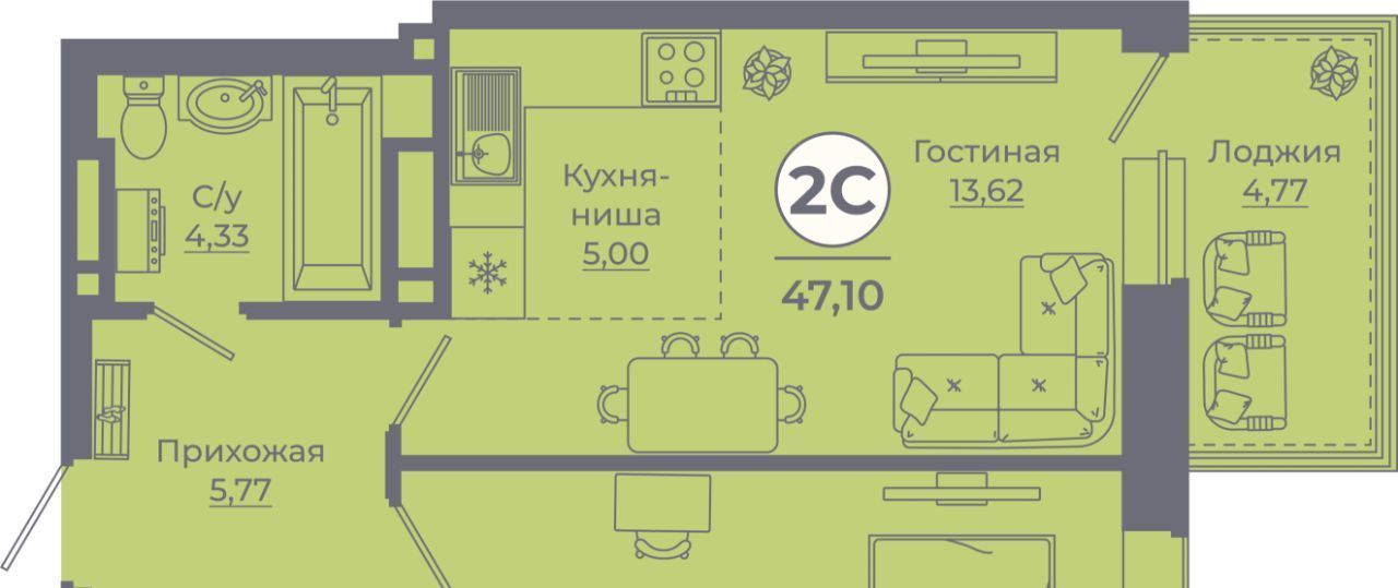 квартира г Ростов-на-Дону р-н Советский ул Еременко 111 фото 1