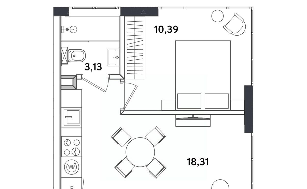 квартира г Москва метро Измайлово проезд Окружной 10г фото 12