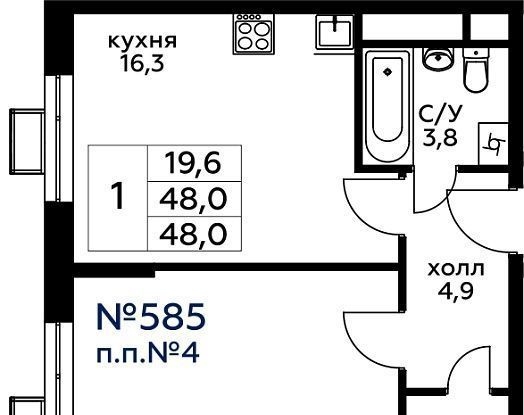 квартира г Москва метро Хорошёво ул 3-я Хорошёвская 17а фото 1