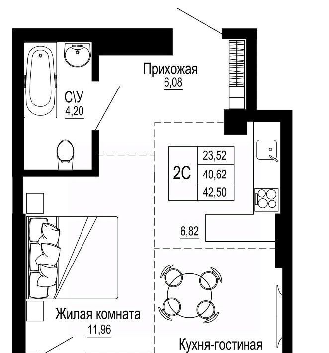 квартира г Ростов-на-Дону р-н Железнодорожный ул Привокзальная 3в фото 1