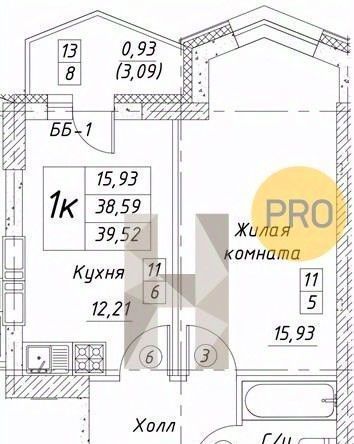 квартира г Воронеж р-н Ленинский ул Ворошилова 10/1 фото 2