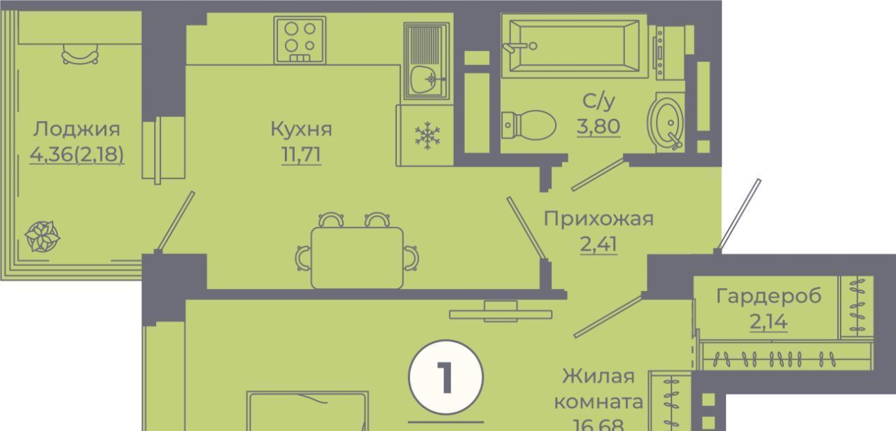 квартира г Ростов-на-Дону р-н Советский Левенцовский Сокольники жилой комплекс фото 1