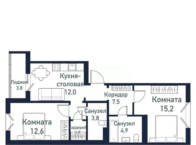 микрорайон «Просторы» Кременкульское с/пос фото