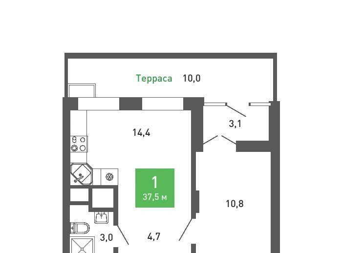 квартира г Воронеж р-н Железнодорожный ул Остужева 52/5 фото 1