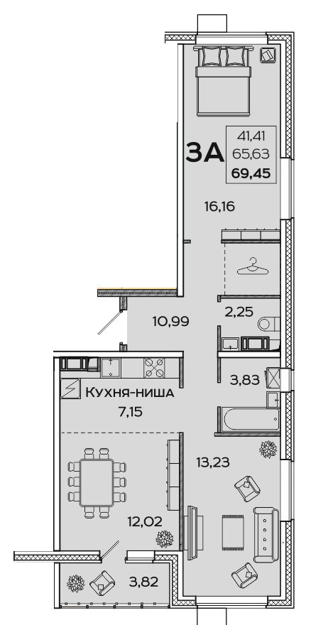 квартира г Пенза р-н Железнодорожный ул Баталина 31 фото 2