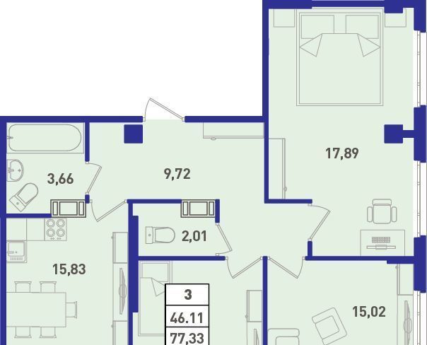 квартира р-н Всеволожский г Мурино ул Шоссе в Лаврики 64к/4 Девяткино фото 1