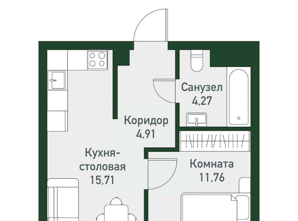 квартира р-н Сосновский п Западный р-н мкр Привилегия Кременкульское с/пос фото 1