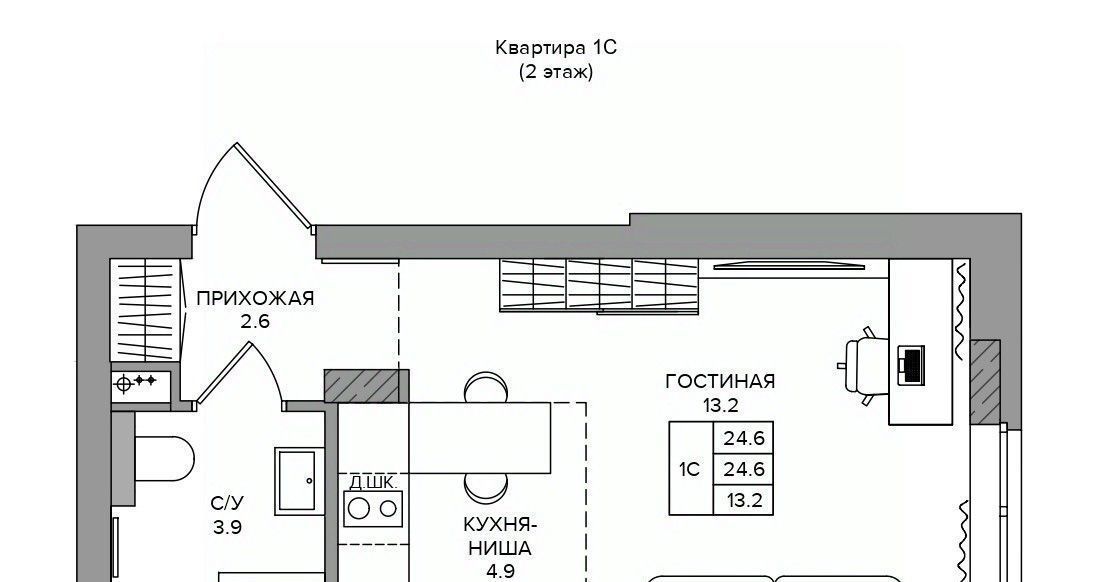 квартира г Пермь р-н Дзержинский ул Подгорная 109 фото 1