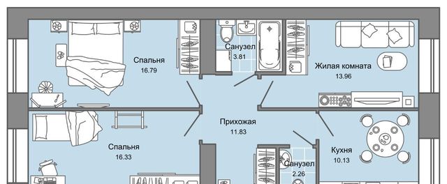 р-н Заволжский Новый Город ЖК Центрополис 4 Центральный кв-л фото