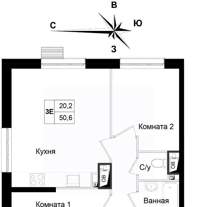 квартира г Химки ЖК «Две Столицы» Беломорская фото 3