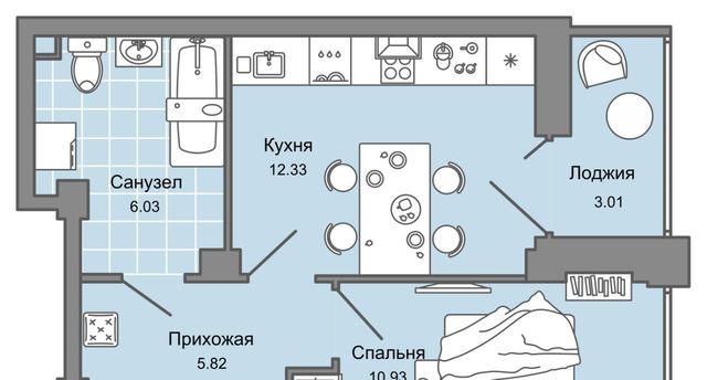 р-н Заволжский Новый Город Центральный кв-л фото