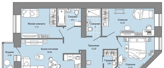 р-н Заволжский ЖК Центрополис 4 Центральный кв-л фото