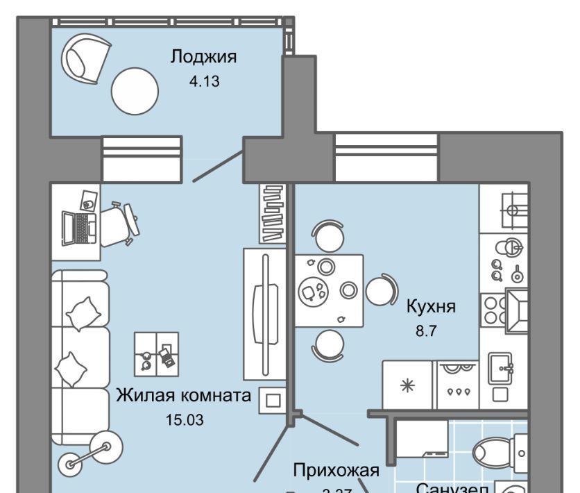 квартира г Ульяновск р-н Заволжский Новый Город ЖК «Дивный сад» 6 7-й кв-л, сад фото 1