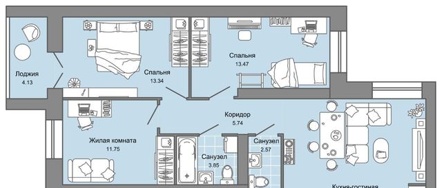 р-н Заволжский ЖК Центрополис Центральный кв-л фото