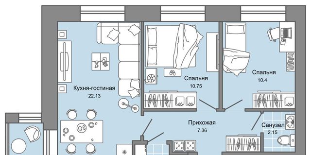 р-н Заволжский Новый Город ЖК «Дивный сад» 6 7-й кв-л, сад фото