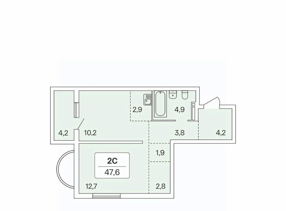 квартира г Новосибирск Заельцовская ул Игарская 19/1 фото 1