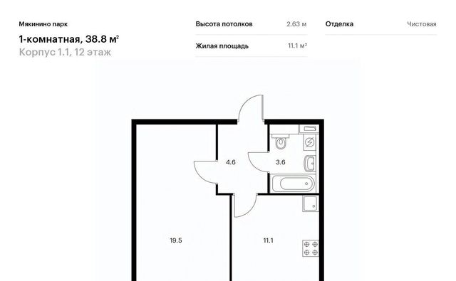 метро Строгино № 100 кв-л, 1к 1 фото