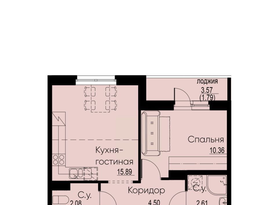 квартира р-н Всеволожский г Мурино ЖК Айди Мурино 2 Девяткино фото 1