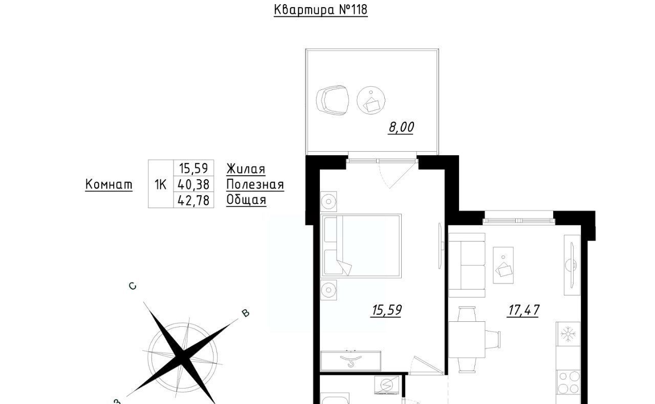 квартира р-н Тосненский п Фёдоровское ЖК Счастье 2 Шушары фото 1