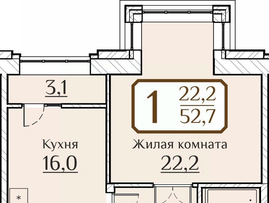 квартира г Чебоксары р-н Московский ул Дегтярева 1б фото 1