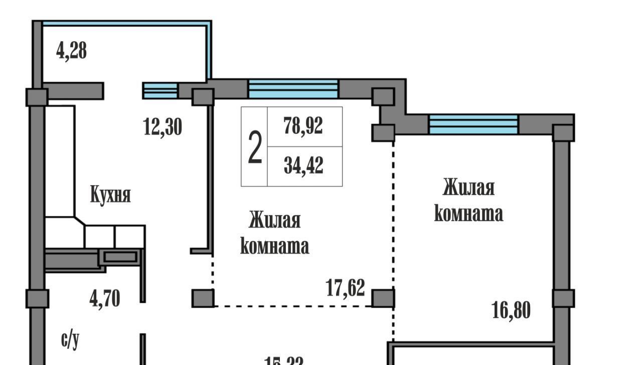 квартира г Калуга р-н Ленинский ЖК «Дом на Знаменской» фото 1