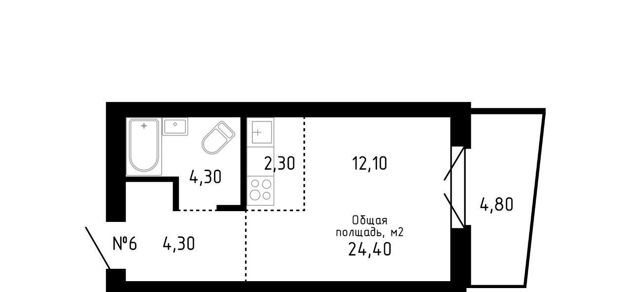 квартира г Барнаул р-н Центральный ул Никитина 10 фото 1