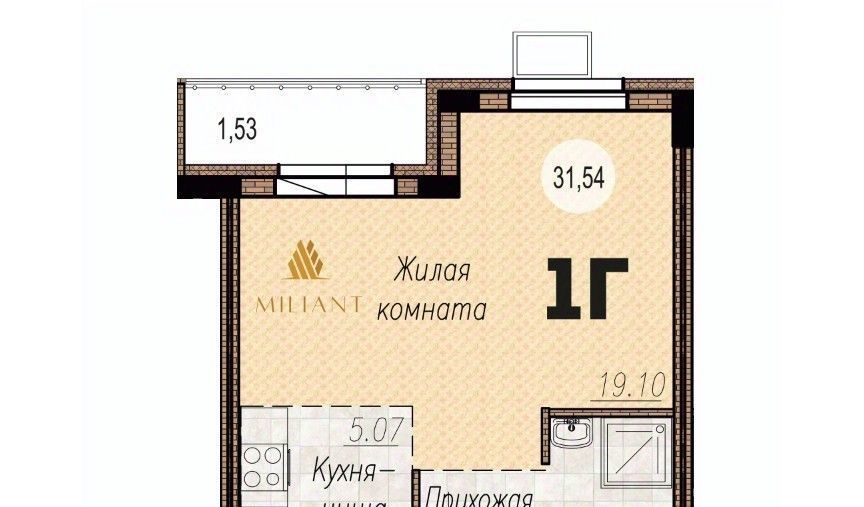 квартира г Тольятти р-н Автозаводский 14А кв-л фото 1