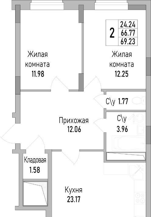 квартира г Воронеж р-н Коминтерновский пр-кт Труда фото 1