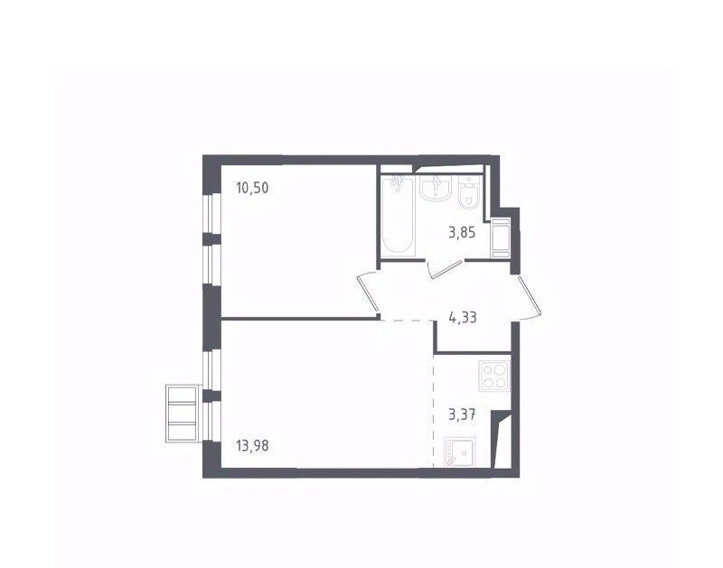 квартира г Видное ЖК Горки Парк к 3. 1, Домодедовская фото 1