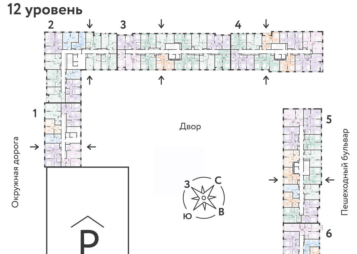 квартира г Тюмень р-н Калининский ЖК «Юнион» фото 2