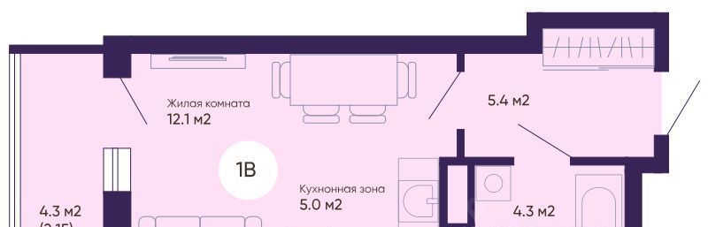 квартира г Екатеринбург Уральская ЖК Космос фото 1