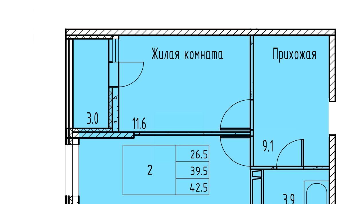 квартира г Ростов-на-Дону р-н Советский ЖК Грей фото 2